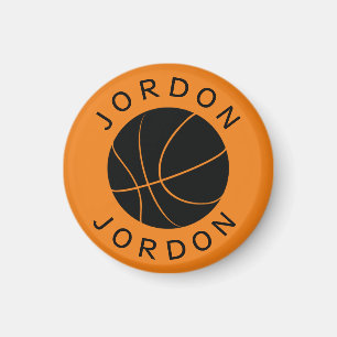 Anpassningsbar Basketball Magnet med Namn och Anpa