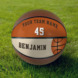 Anpassningsbar Basketball med Namn-nummer i teamet