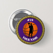 Anpassningsbar Basketball Player - lägg till Namn