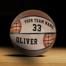 Anpassningsbar Basketball Player Namn Number Team