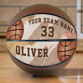Anpassningsbar Basketball Player Namn Number Team