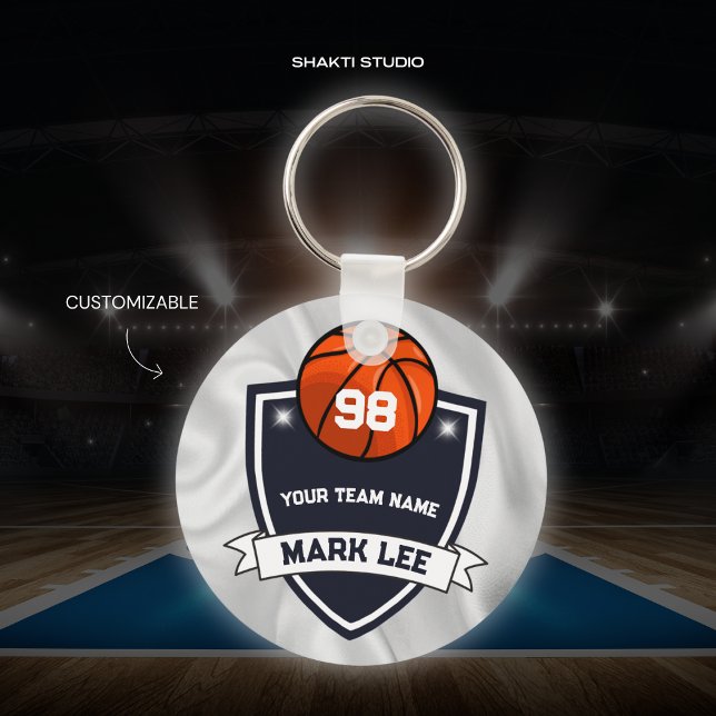 Anpassningsbar Basketball Sports Team Keychain Nyckelring (Skapare uppladdad)