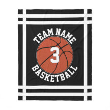 Anpassningsbar Basketball Team Namn & Player Numbe