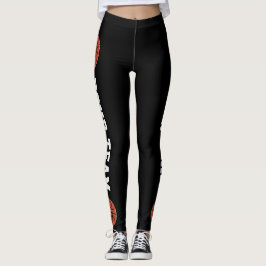 Anpassningsbar Basketball Team Namn & Player Numbe Leggings