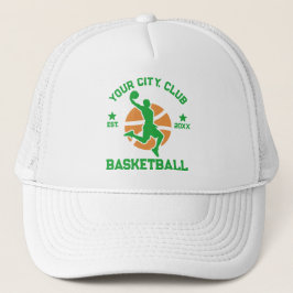 Anpassningsbar Basketball Team Player Truckerkeps
