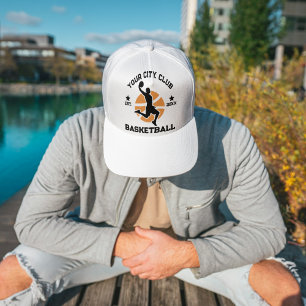 Anpassningsbar Basketball Team Player Truckerkeps