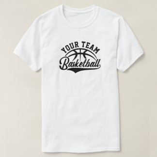 Anpassningsbar Basketball Team T-Shirt
