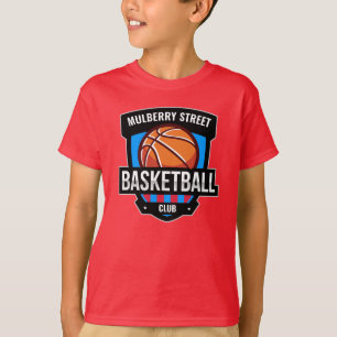 Anpassningsbar Basketboll Logotyp T Shirt