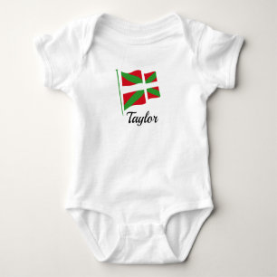 Anpassningsbar baskisk landmedborgareflagga, t shirt
