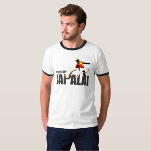 Anpassningsbar baskisk sport Jai Alai/Cesta Punta T Shirt