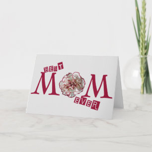 Anpassningsbar "Bästa Mamma någonsin", unik cute Kort