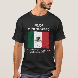 Anpassningsbar BÄSTA MEXIKANSKA PAPPA T Shirt
