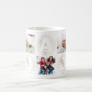 Anpassningsbar Bästa PAPPA någonsin Guld Multi Pho Kaffemugg