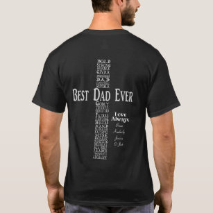 Anpassningsbar Bästa Pappa någonsin Tshirt, Christ T Shirt