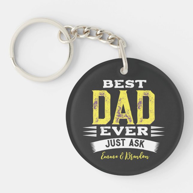 Anpassningsbar Bästa Pappa Pappa Far! Fråga alltid (Framsidan)
