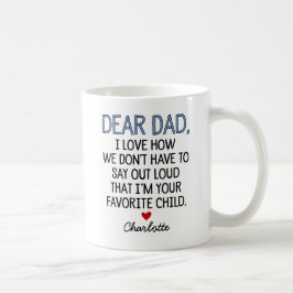 Anpassningsbar Bäste Pappa Kaffemugg