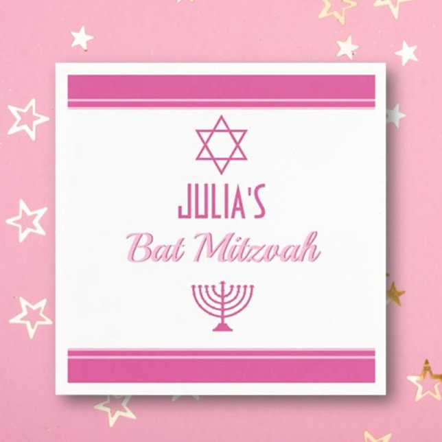Anpassningsbar Bat mitzvah blöjor Pappersservett (Skapare uppladdad)