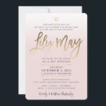 ANPASSNINGSBAR BAT MITZVAH INBJUDAN BLEK ROSA GULD<br><div class="desc">*** OBS! HJÄLPEFFEKTEN AV SKINGA GALLA FOLIER ÄR ETT TRYCKT BILD ** - - - - - - - - - - - - - - - - - - - - - - - - - - - - - - - - - - - - - - -...</div>