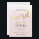 ANPASSNINGSBAR BAT MITZVAH INBJUDAN BLEK ROSA GULD<br><div class="desc">*** OBS! HJÄLPEFFEKTEN AV SKINGA GALLA FOLIER ÄR ETT TRYCKT BILD ** - - - - - - - - - - - - - - - - - - - - - - - - - - - - - - - - - - - - - - -...</div>