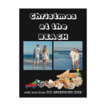 Anpassningsbar Beach 🎄 jul Seashells Collage