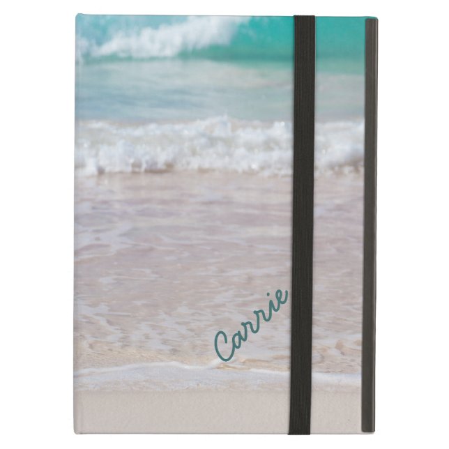 Anpassningsbar Beach Photo iPad Air Case med stati Skydd (Framsidan Closed)