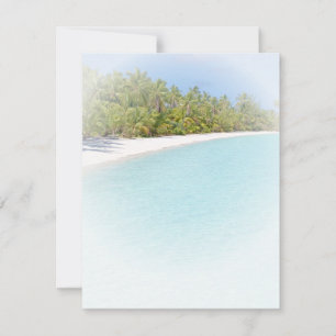 Anpassningsbar Beach Sand Sea Handflatan Seaside B Anteckningskort