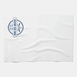 Anpassningsbar Beach, Sjö House & Boat Nautical An Kökshandduk