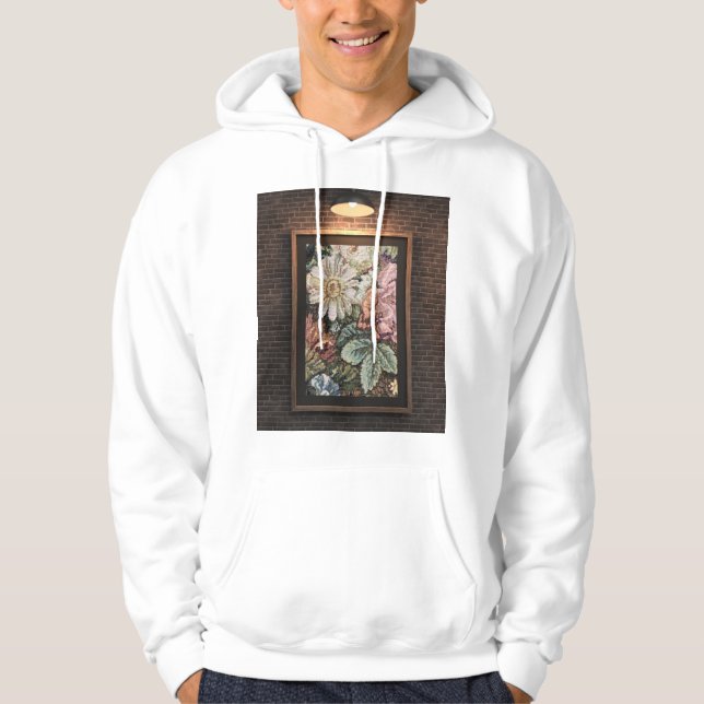 anpassningsbar beanie, personlig vinterhatt, stick hoodie (Framsida)