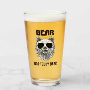 Anpassningsbar BEAR INTE NALLE Manar Funny Gift fö Glaskopp