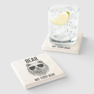 Anpassningsbar BEAR INTE NALLE Manar Funny Gift fö Stenunderlägg
