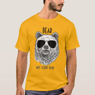 Anpassningsbar BEAR NOT NALLE Gift För manar Funny T Shirt