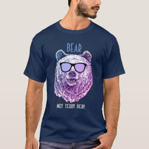 Anpassningsbar BEAR NOT NALLE Gift För manar Funny T Shirt
