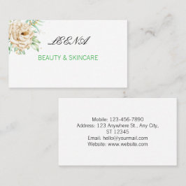 ANPASSNINGSBAR BEAUTY VISITKORT