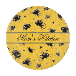 Anpassningsbar Bee Chopping Board - Gift for Natur