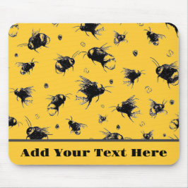 Anpassningsbar Bee Mouse Pad - Gift for Nature Lov Musmatta
