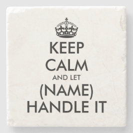 Anpassningsbar behålla lugn lustig marmorsten unde stenunderlägg