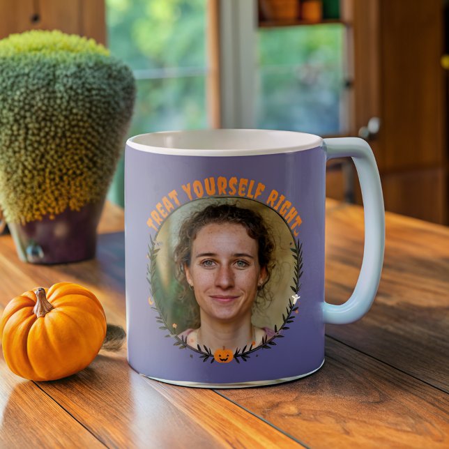 Anpassningsbar "Behandla din egen Höger" Lila Kaffemugg (Skapare uppladdad)