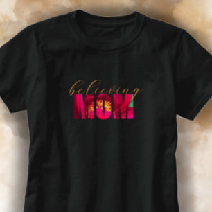 Anpassningsbar Belize Mamma Blommigt Christian Mor T Shirt