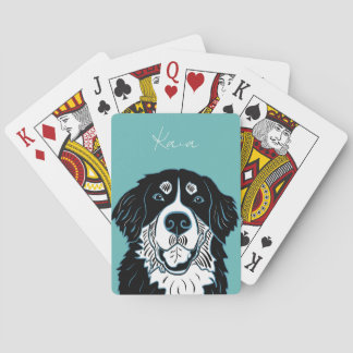 Anpassningsbar Berner Sennenhund Casinokort