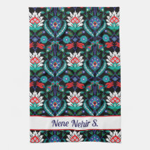 Anpassningsbar 💙 ❤️ 🖤 BeSnyt Iznik Turkisk mönst