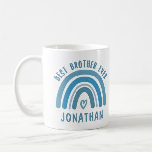 Anpassningsbar Best Brother ger dig gåvor av regnb Kaffemugg