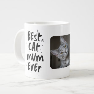 Anpassningsbar Best cat Mamma någonsin Modern Tren Jumbo Mugg