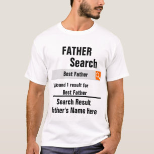 Anpassningsbar Best Far-sökresultat lustigt fars d T Shirt