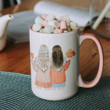 Anpassningsbar Best Friends Mugg | Anpassningsbar 