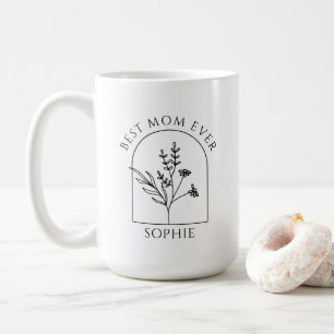 Anpassningsbar Best Mamma All Mors dag-gåva till m Kaffemugg