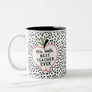 Anpassningsbar Best Teacher Apple Mugg