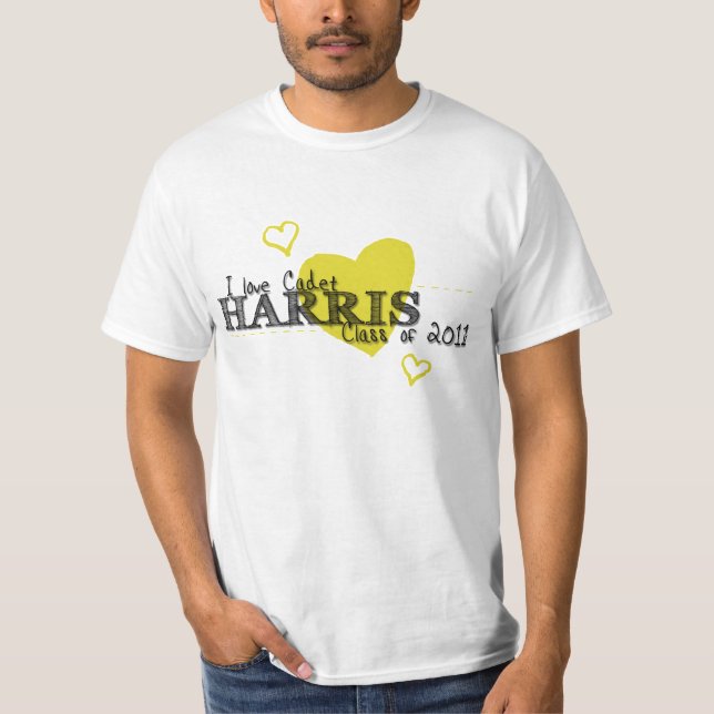 Anpassningsbar beställer: Alternativ 3, Harris T Shirt (Framsida)