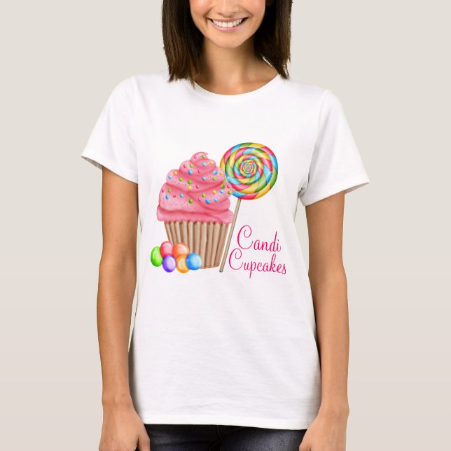 Anpassningsbar beställer för Candace- Candi T-shirt (Framsida)