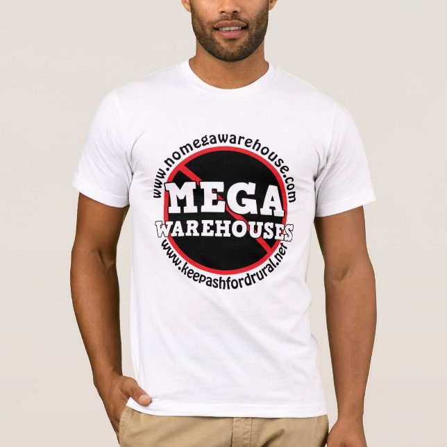 Anpassningsbar Bevara Ashford Landsbygd Nej till M T Shirt (Framsida)