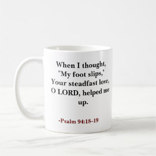 Anpassningsbar bibel vers Christian Kaffemugg